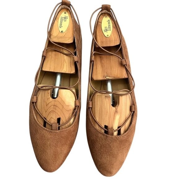 Lucky Brand Women's Aviee Lace-Up Ballet Flats Size 9.5 - Picture 6 of 8